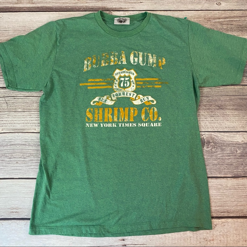 Bubba Gump Shrimp Co. T-shirt Mens L RUN FORREST RUN New York Times Square 2011